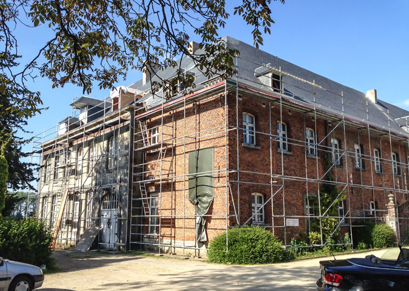 Rénovation abbaye - Bois Seigneur Isaac