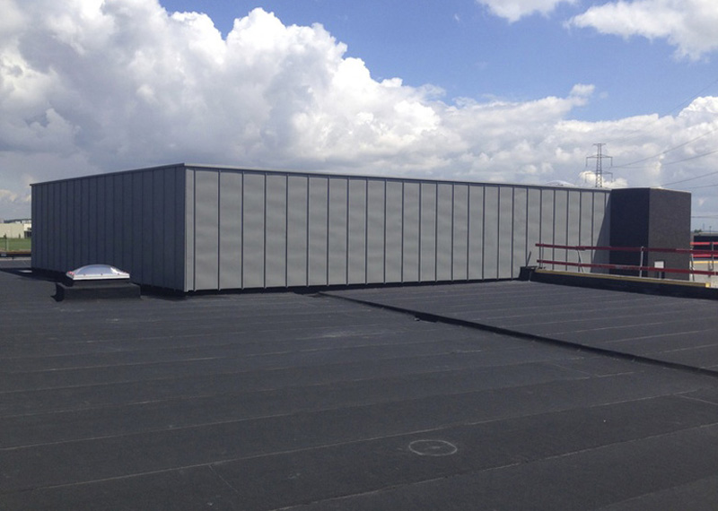 bardage en zinc à debout vertical de ter Quartz Gembloux